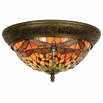Filamentled Dragonfly M Tiffany mennyezeti lámpa