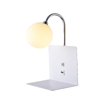 BETTY fali lámpa 1xG9 USB csatlakozóval, fehér