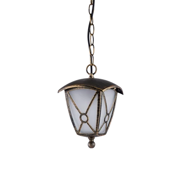 NICK 503 kültéri függeszték, 1xE27, antik réz