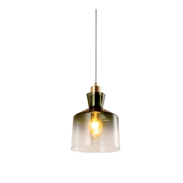 ALMA függeszték 1xE27 arany/zöld