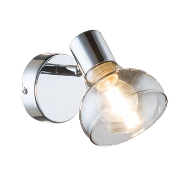 Addy Chrome Fali lámpa 1xE14
