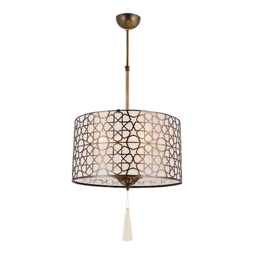 ERBA függeszték 3xE27 antik sárgaréz