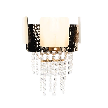 GUSTAV fali lámpa 2xG9 arany/kristály