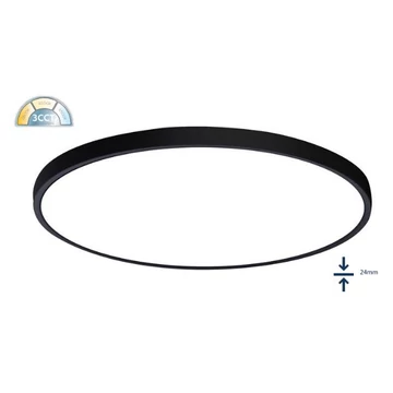 OS_ME extra vékony LED panel 24W D30 cm fekete