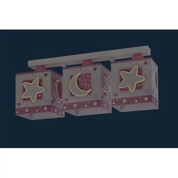 Dalber gyereklámpa - 'moonlight' rózsaszín függeszték 3