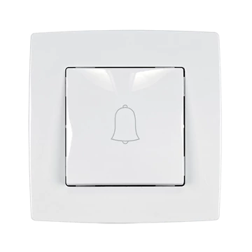 CITY CSENGŐKAPCSOLÓ, FEHÉR METÁL