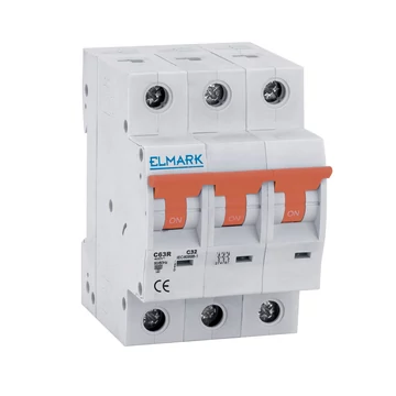 MINIATURE CIRCUIT BREAKER C63R 10A 3P 6kA CURVE C