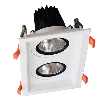 DOUBLE LED MOVABLE SPOT LIGHT 2X30W 230V 3000K WHITE