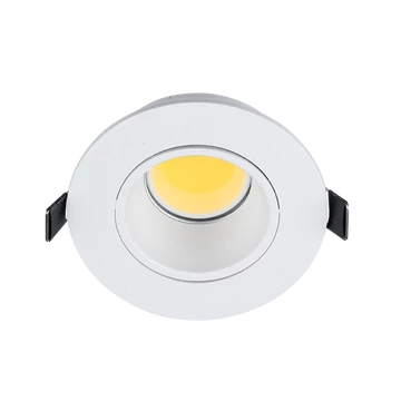 LEDES MŰANYAG KEREK SPOTVILÁGÍTÁS COB 7W 2700-3000K FEHÉR