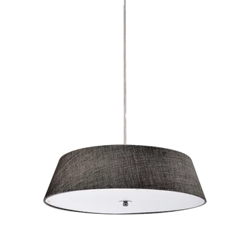 YVONNE FÜGGESZTÉK 1XE27 D500 FEKETE