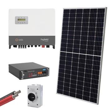 HYBRID SOLAR SYSTEM 3P/6kW 560W PANEL+4 BATTERIES