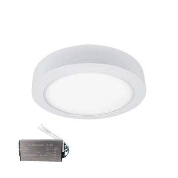 STELLAR LED PANEL KEREK FELÜLETRE 18W 6500K+INVERTERREL