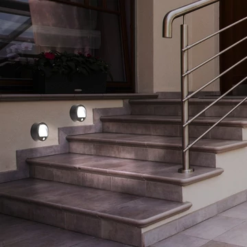Amarillo Rabalux fali lámpa mozgásérzékelő elemes/akkus, UV álló műanyag 1x LED