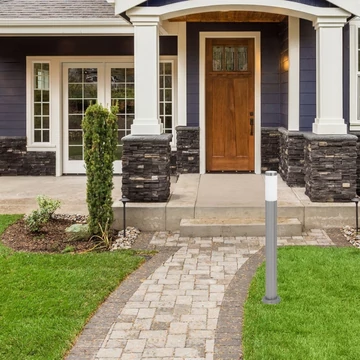  Inox Rabalux álló lámpa 65cm UV álló műanyag 1x E27 IP44 