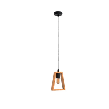 RONNY függeszték 1xE27 fekete/fa