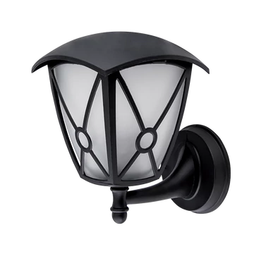 NICK 501 kültéri fali lámpa, 1xE27, fekete