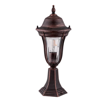 MARK 204 kültéri állólámpa, antik réz szinű,1xE27