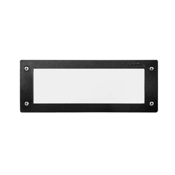 LETI 300GL süllyesztett fali lámpa 1XE27 IP66 fekete