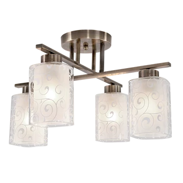 LEXI csillár 4XE27 antik réz