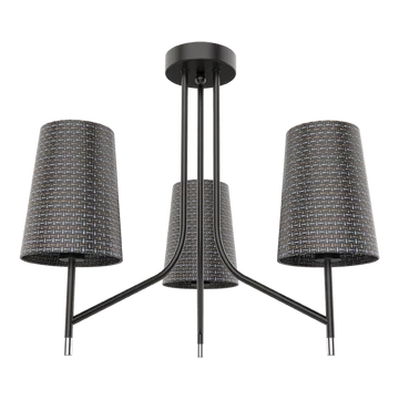 THERA csillár 3xE14 fekete