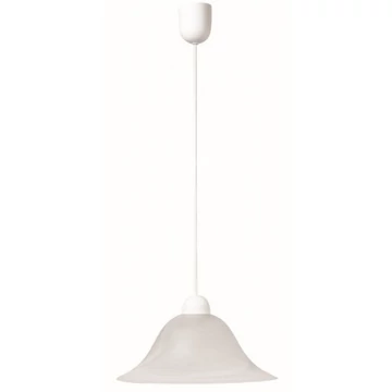  Duet Viokef függeszték lámpa 1x E27 fehér, alabástrom