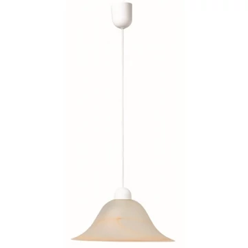 Duet Viokef függeszték lámpa 1x E27 borostyán, alabástrom