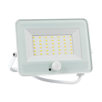 VEGA30 LED kültéri relektor 30W, 2700K, fehér, szenzorral