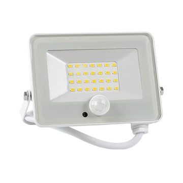 VEGA50 LED kültéri relektor 20W, 3000K, fehér, szenzorral