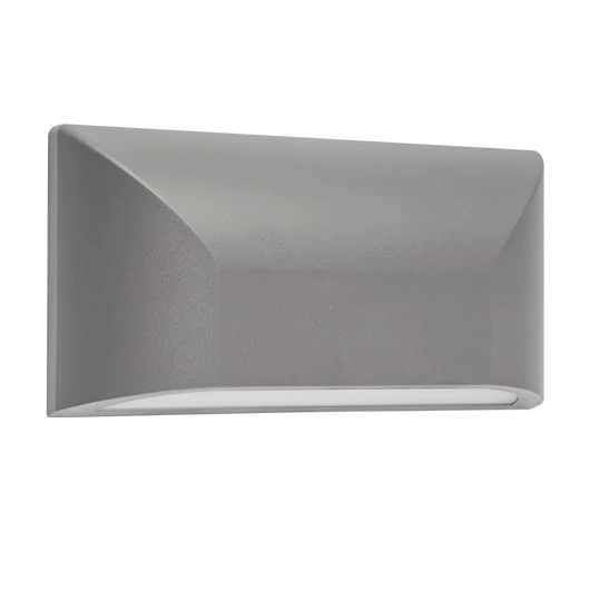 LED homlokzati lámpa 6W 4000K IP65 sötét szürke