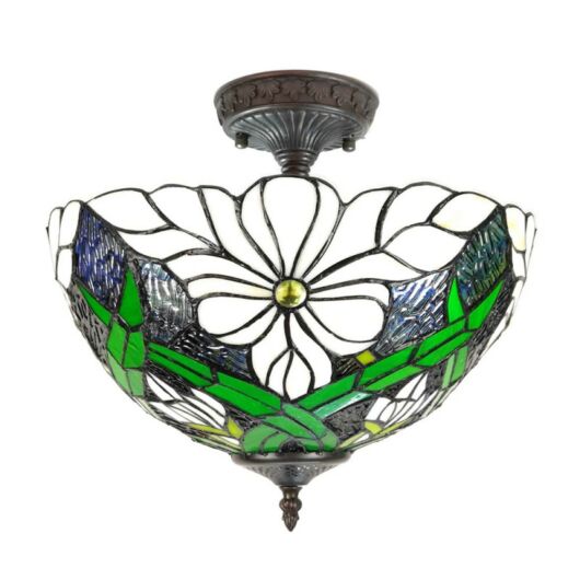 Filamentled Codnor Tiffany mennyezeti lámpa