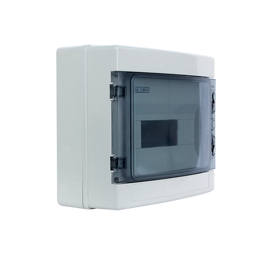 Műanyag falon kívüli elosztódoboz IP65 8 modul