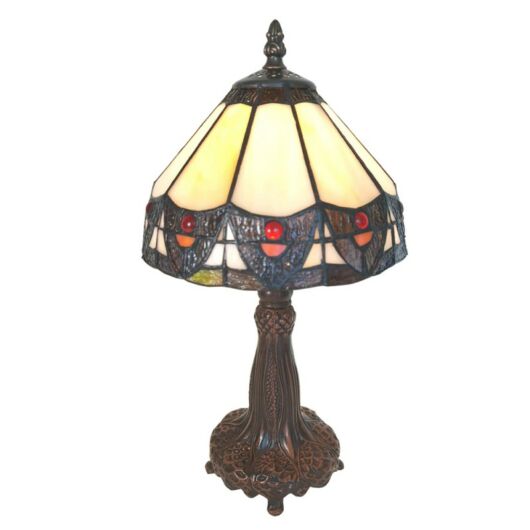 Filamentled Dreghorn Tiffany asztali lámpa