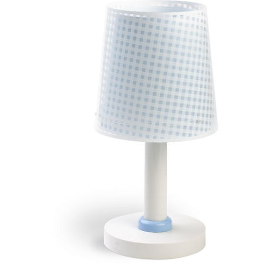 Dalber gyereklámpa - 'vichy' kék asztali lámpa
