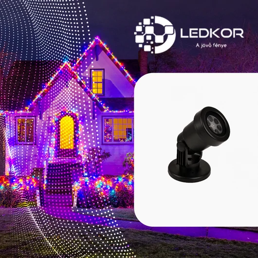 Karácsonyi projektor 6X1W IP44 240V