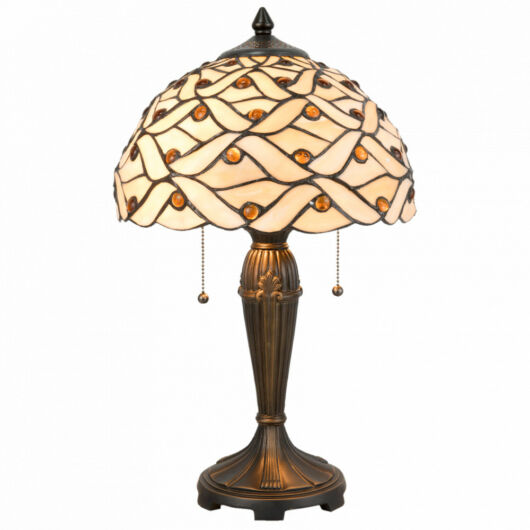 Filamentled Reeth Tiffany asztali lámpa