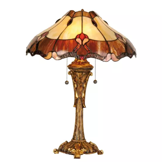 Filamentled Bickleigh Tiffany asztali lámpa