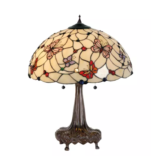 Filamentled Leeds Tiffany asztali lámpa 