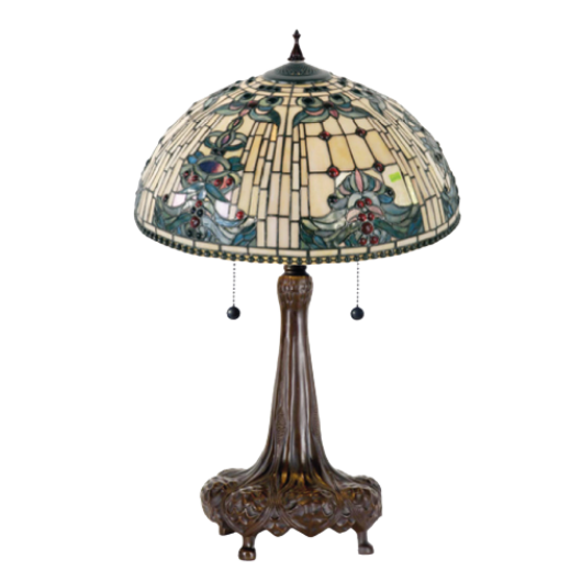 Filamentled Reepham Tiffany asztali lámpa