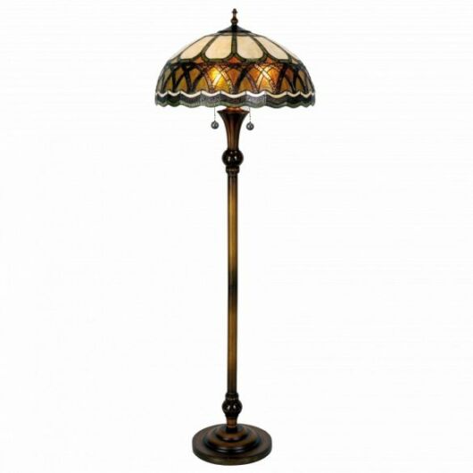 Filamentled Morvich Tiffany álló lámpa