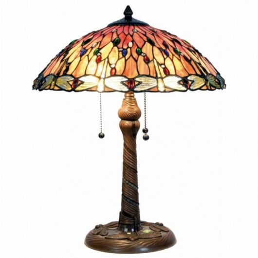Filamentled Dragonfly Tiffany asztali lámpa