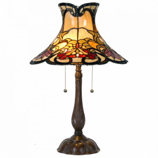 Filamentled Roberton Tiffany asztali lámpa