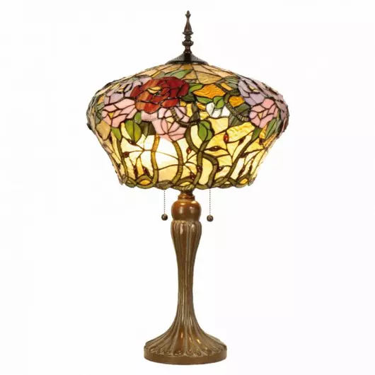 Filamentled Towcester Tiffany asztali lámpa