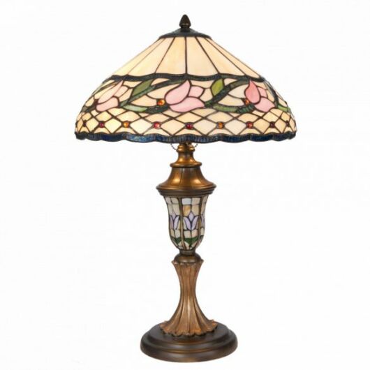 Filamentled Tulip Tiffany asztali lámpa