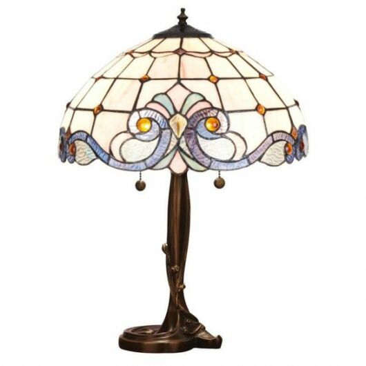 Filamentled Longstock Tiffany asztali lámpa
