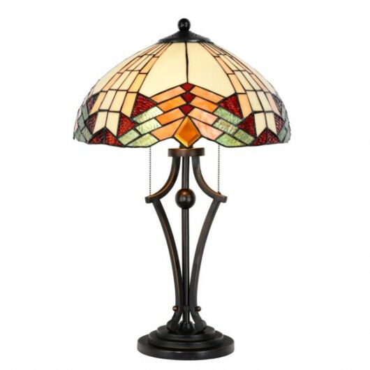 Filamentled Maty Tiffany asztali lámpa