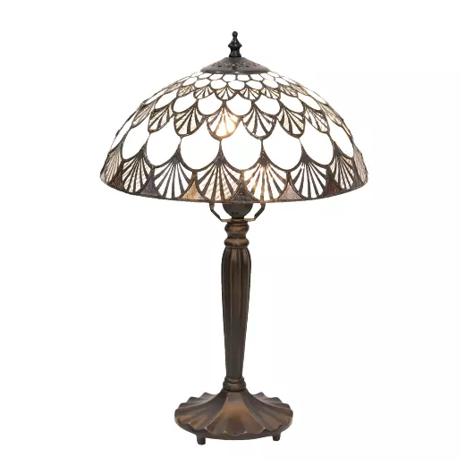 Filamentled Cloford Tiffany asztali lámpa