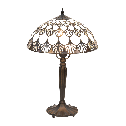 Filamentled Cloford Tiffany asztali lámpa