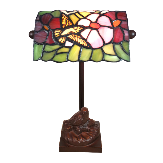 Filamentled Bird Tiffany asztali lámpa 1x25W
