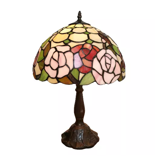 Filamentled Rose tiffany asztali lámpa