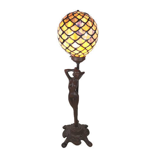 Filamentled Madeley Ball tiffany asztali lámpa 25W